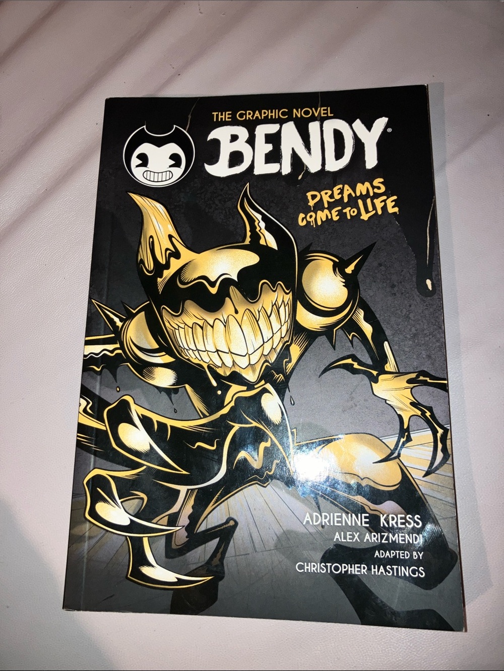 Scholastic Bendy Graphic Novel in Black and Gold